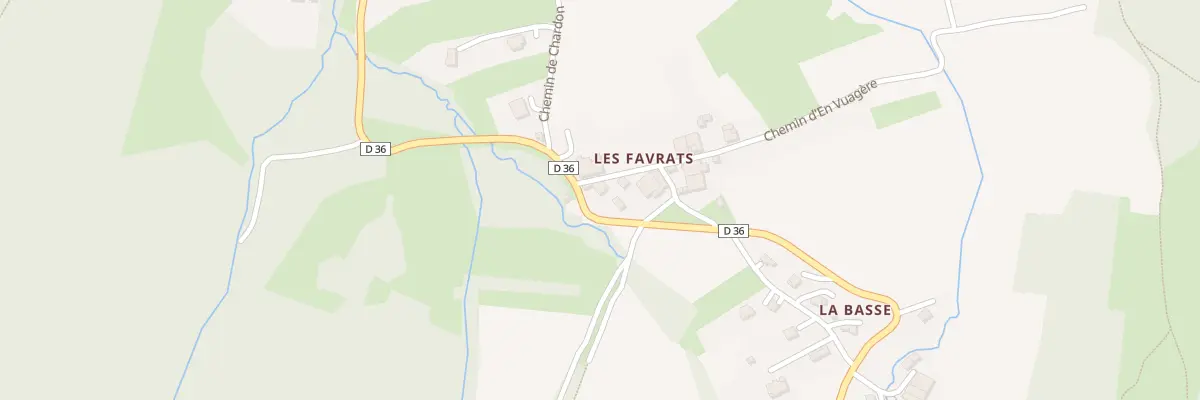 Plan du 3701 Rte du Col du Feu à Orcier