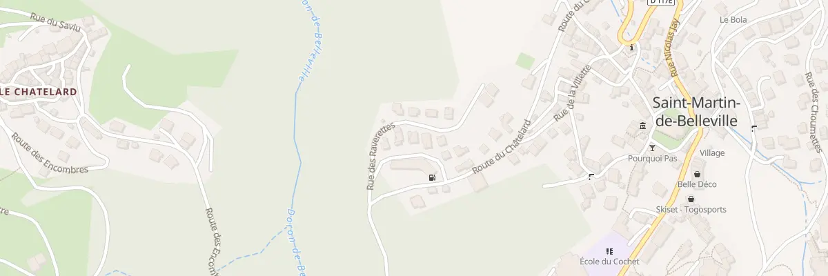Plan du 128 Rue des Raverettes aux Belleville