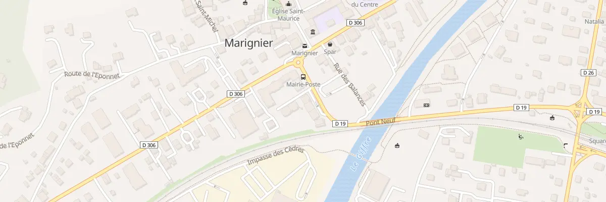Plan du 52 Av du Pont Neuf à Marignier