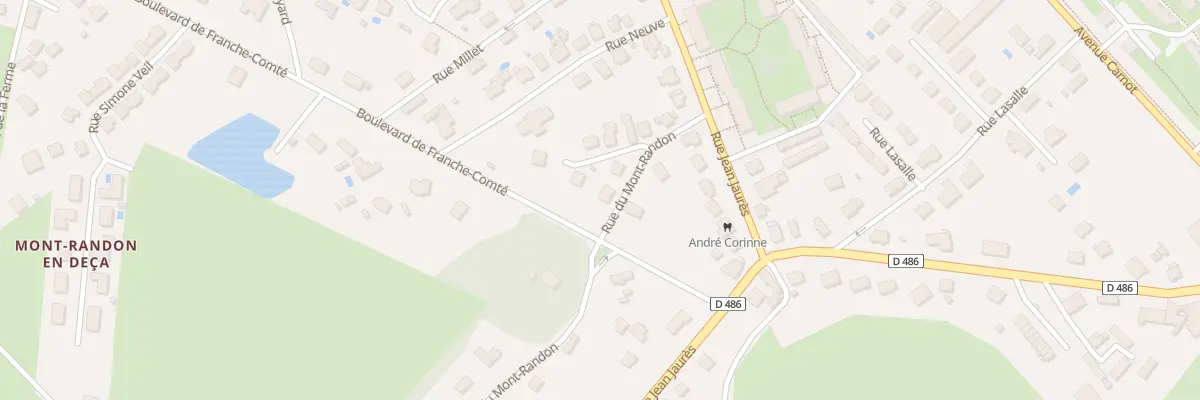 Plan du 16 Rue du Mont Randon à Lure