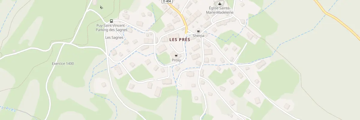 Plan du 36 Rte de la Pousterle à Puy-Saint-Vincent