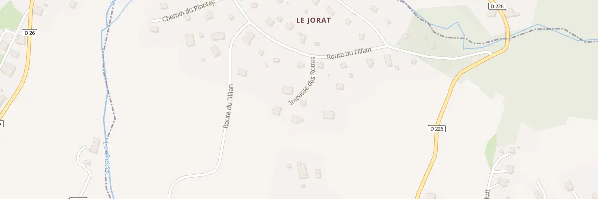Plan du 43 Imp des Rottes à Onnion