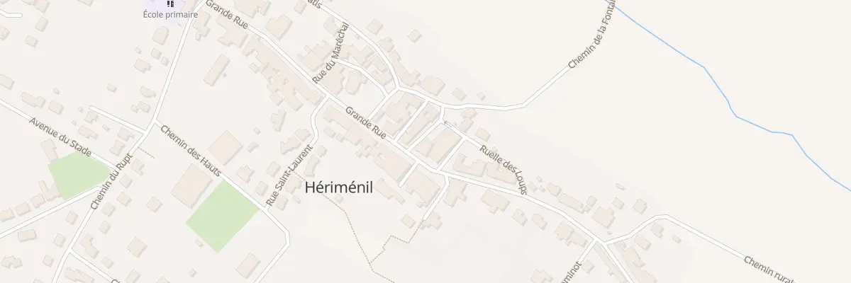 Plan du 1 Rue de la Prairie à Hériménil