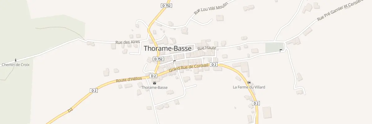 Plan du 5188 Le Village à Thorame-Basse
