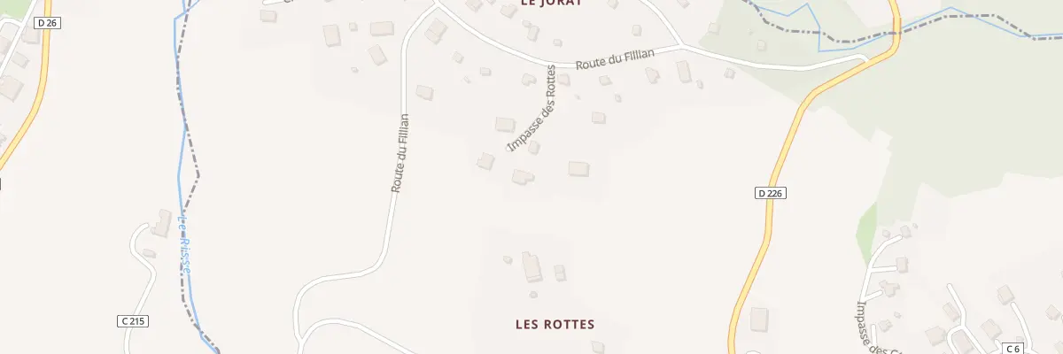 Plan du 45 Imp des Rottes à Onnion