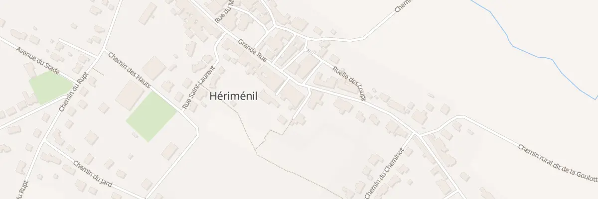 Plan du 39 Grande Rue à Hériménil