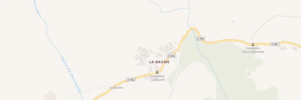 Plan du 185 Hameau de la Baume à Castellane