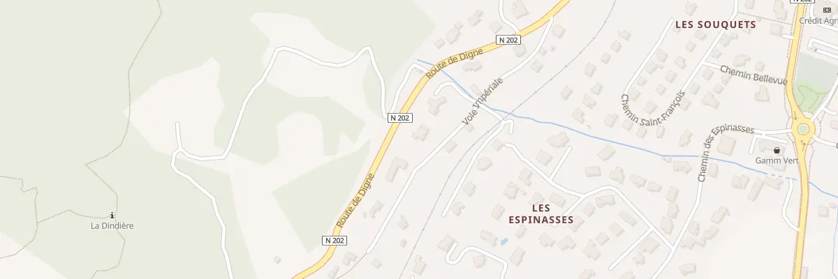 Plan du 7043 Les Espinasses à Saint-André-les-Alpes