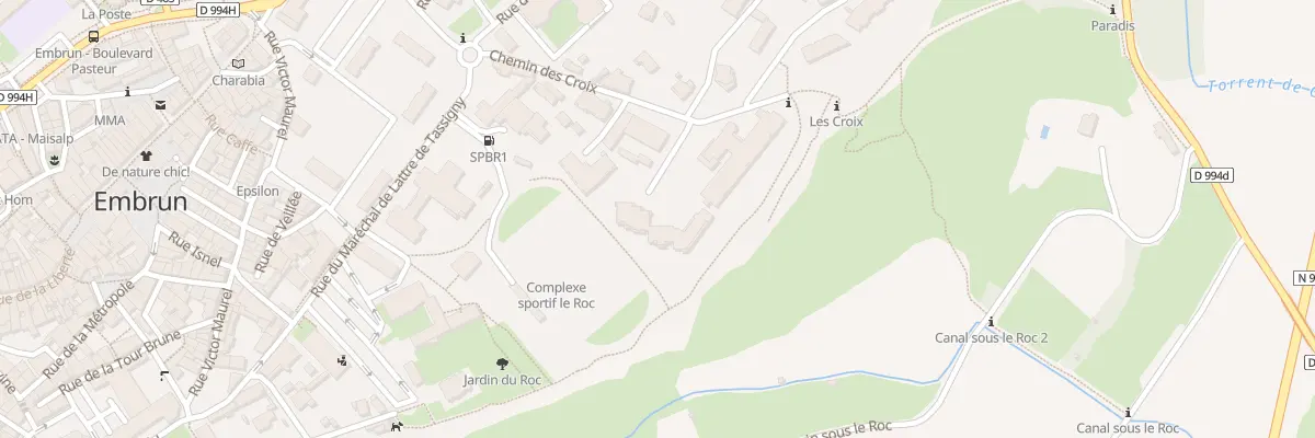 Plan du 20B Che des Croix à Embrun
