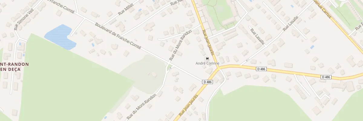 Plan du 3 Rue du Mont Randon à Lure