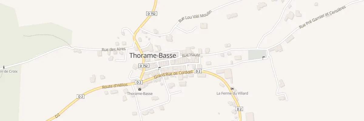 Plan du 5173 Le Village à Thorame-Basse