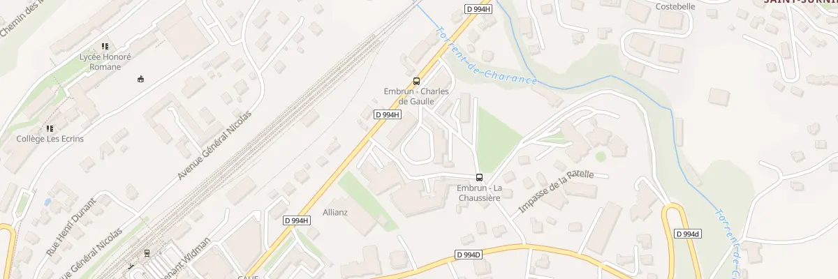 Plan du 24 Av Charles de Gaulle à Embrun