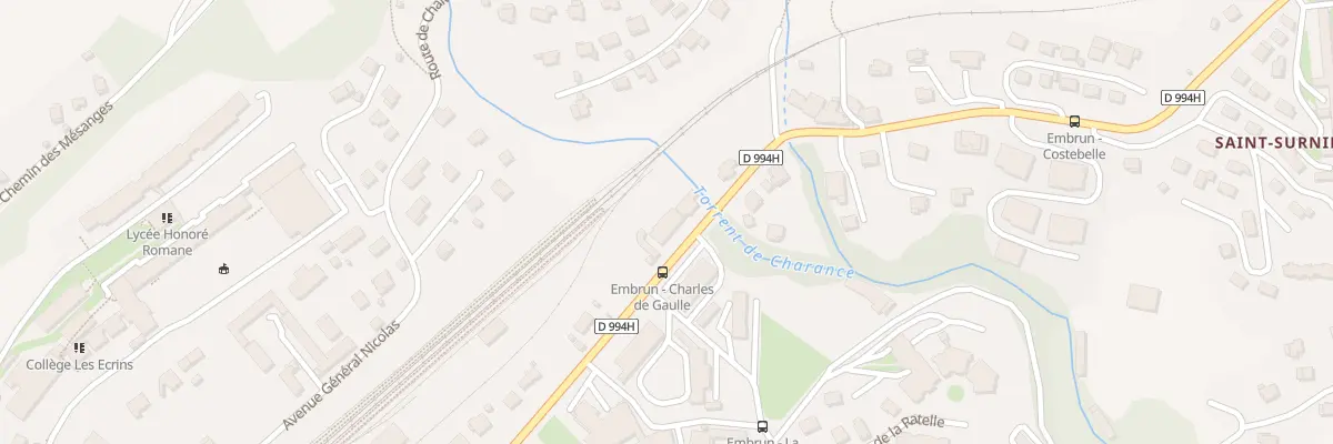 Plan du 35 Av Charles de Gaulle à Embrun