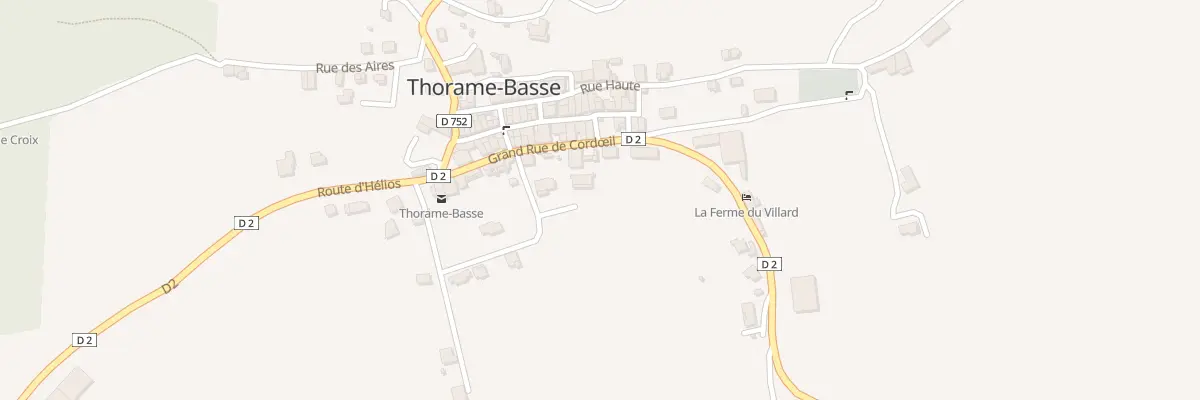 Plan du 5090 Les Ferrayes à Thorame-Basse