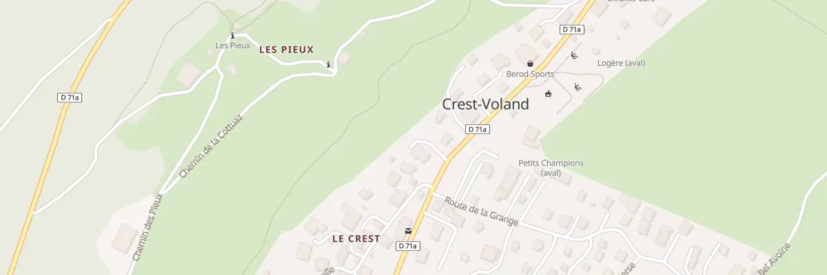 Plan du 364 Rte d’entre deux Villes à Crest-Voland