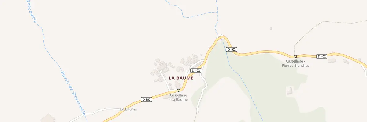 Plan du 5004 Hameau de la Baume à Castellane