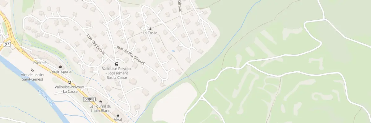 Plan du 560 Rue de Pio Giraud à Vallouise-Pelvoux