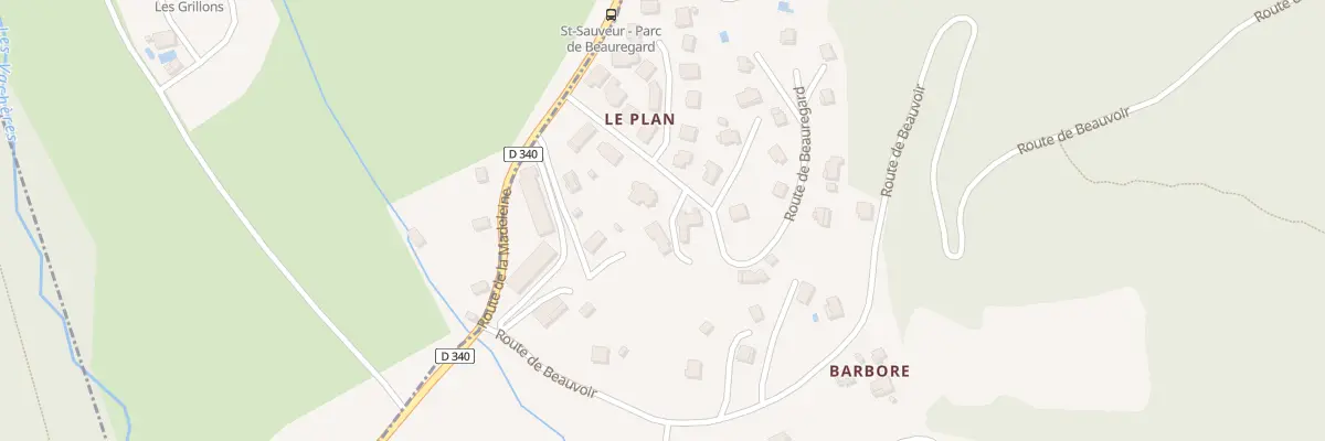 Plan du 5354F Le Plan à Saint-Sauveur