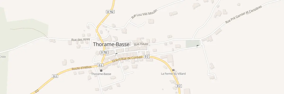 Plan du 5178 Le Village à Thorame-Basse