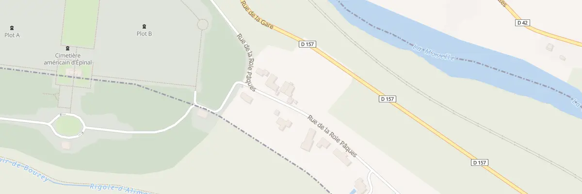 Plan du 391 Rue de la Roie Paques à Dinozé