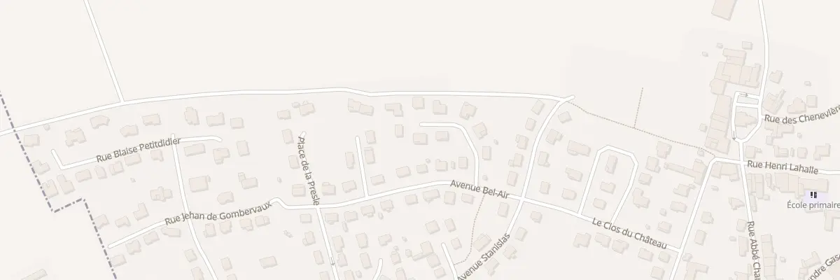 Plan du 8 All de l’Aubepine à Jolivet