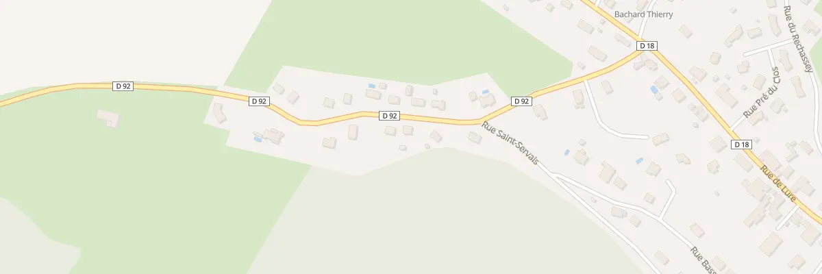 Plan du 13 Rue de Gouhenans à Athesans-Étroitefontaine