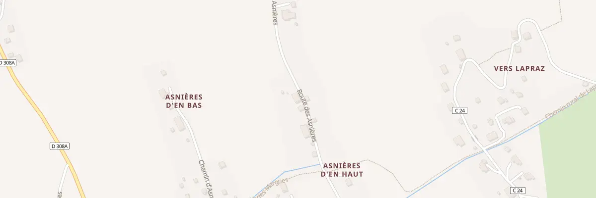 Plan du 811 Rte des Asnières à Mieussy