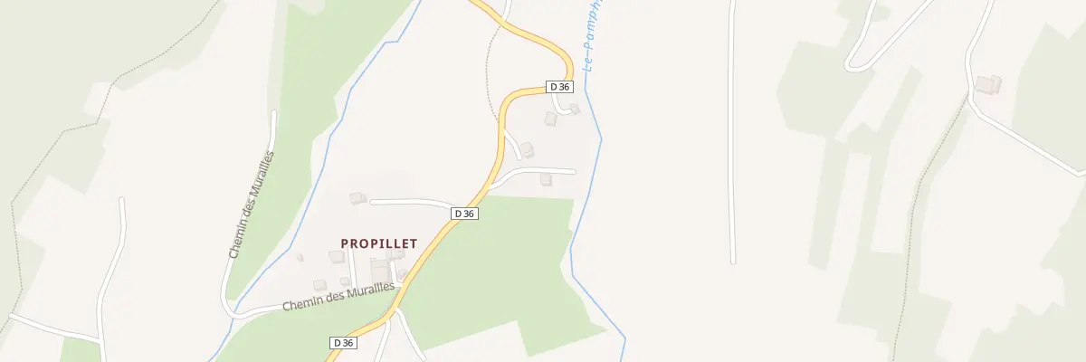 Plan du 2971 Rte du Col du Feu à Orcier