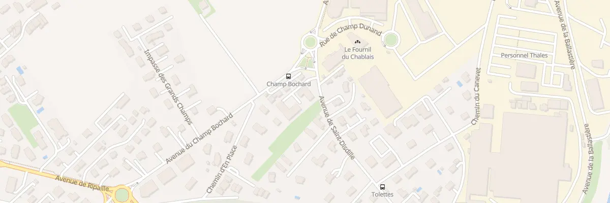 Plan du 64 Av de Saint-Disdille à Thonon-les-Bains