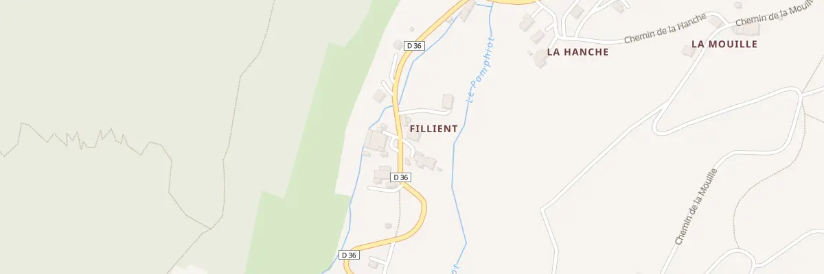 Plan du 2439 Rte du Col du Feu à Orcier