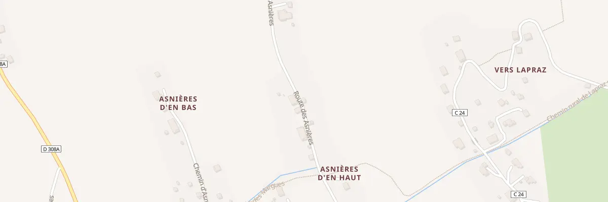Plan du 820 Rte des Asnières à Mieussy
