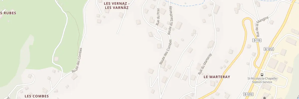Plan du 5325 Les Vernaz à Saint-Nicolas-la-Chapelle