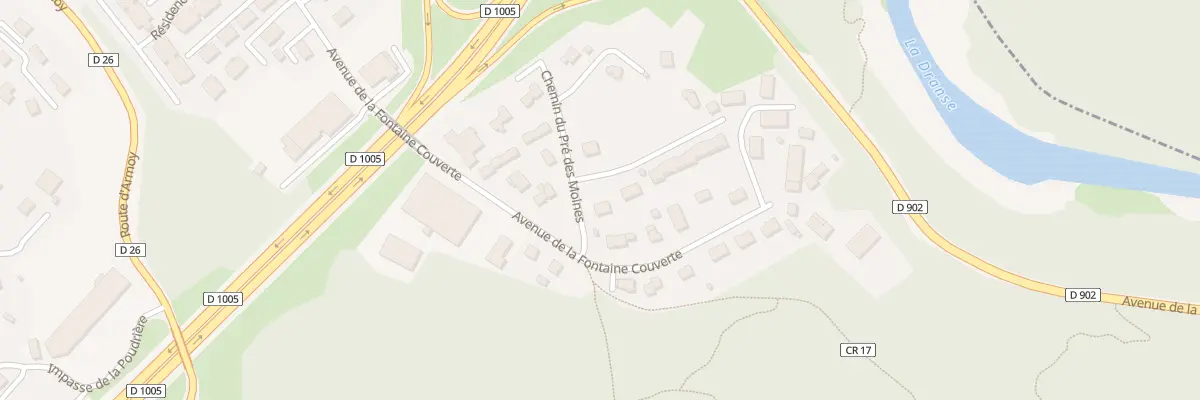 Plan du 1 Che du Pré des Moines à Thonon-les-Bains