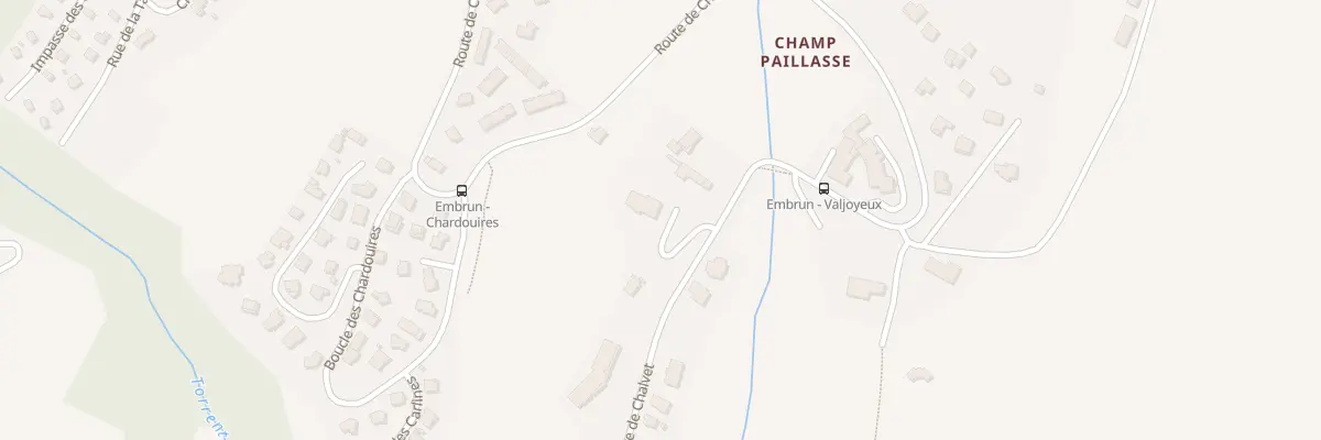 Plan du 35 Rte de Chalvet à Embrun
