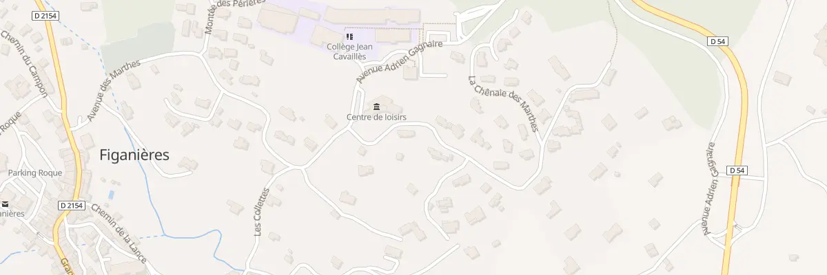 Plan du 5528 Les Marthes à Figanières