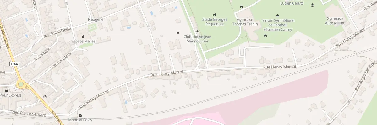 Plan du 27 Rue Henry Marsot à Lure