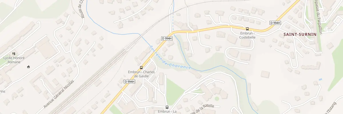 Plan du 32 Av Charles de Gaulle à Embrun