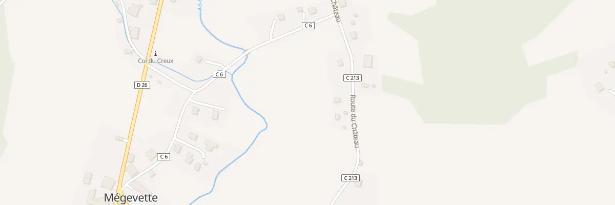 Plan du 854 Rte du Château à Mégevette