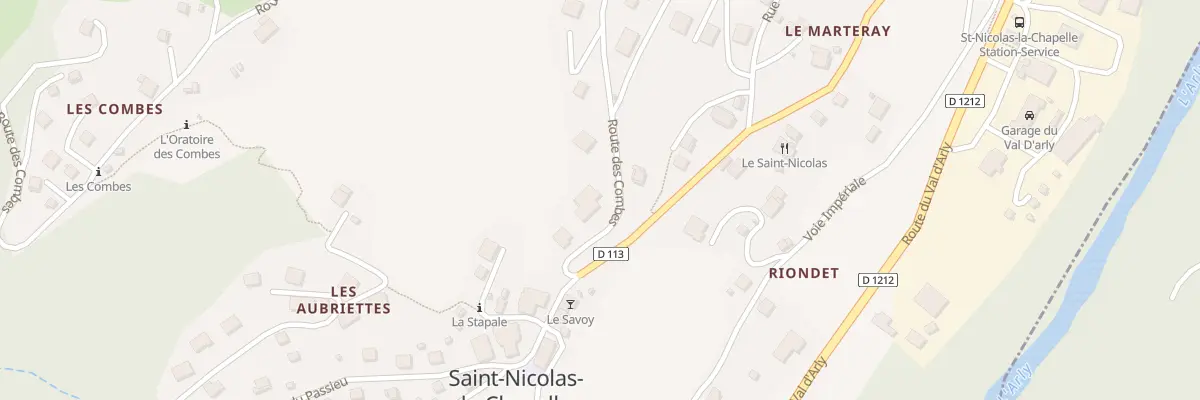 Plan de Chef Lieu à Saint-Nicolas-la-Chapelle