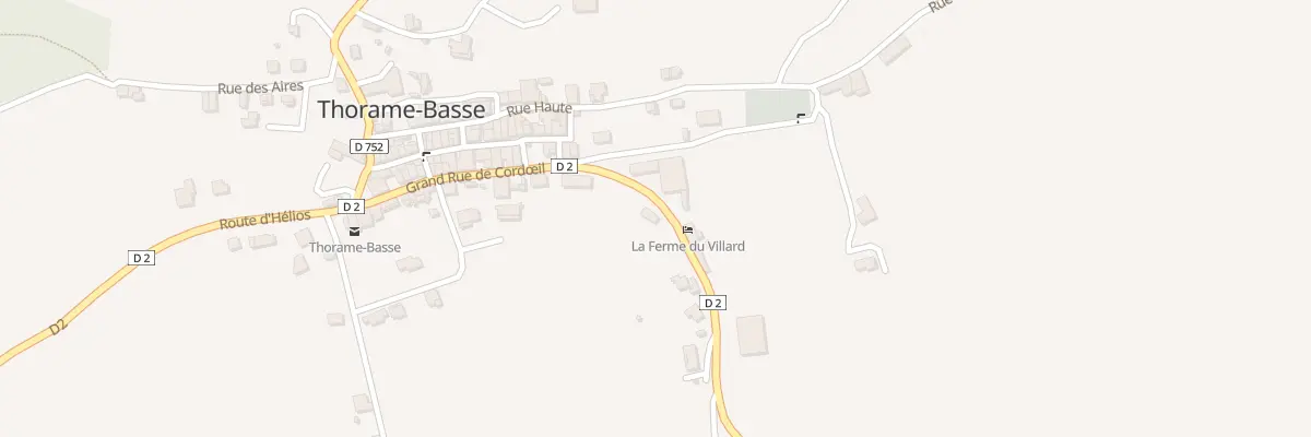 Plan du 5091A Les Ferrayes à Thorame-Basse
