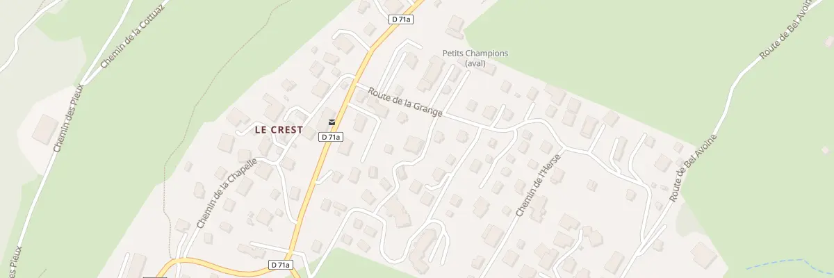 Plan du 96 Rte de la Grange à Crest-Voland