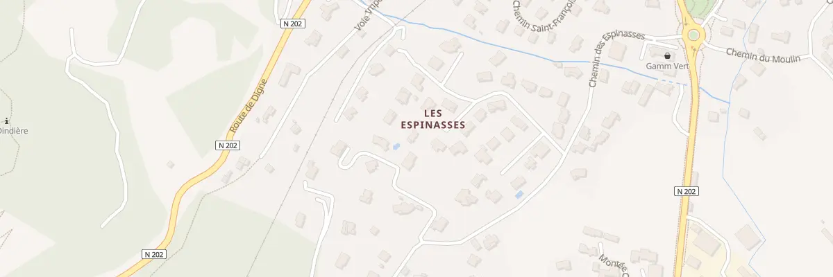 Plan du 7194 Les Espinasses à Saint-André-les-Alpes