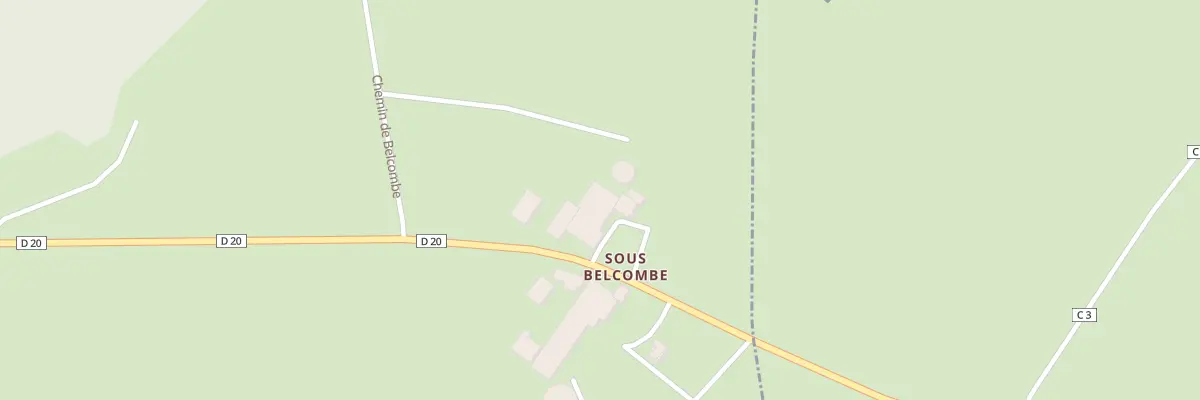 Plan du 5053 Sous Belcombe à Germéfontaine