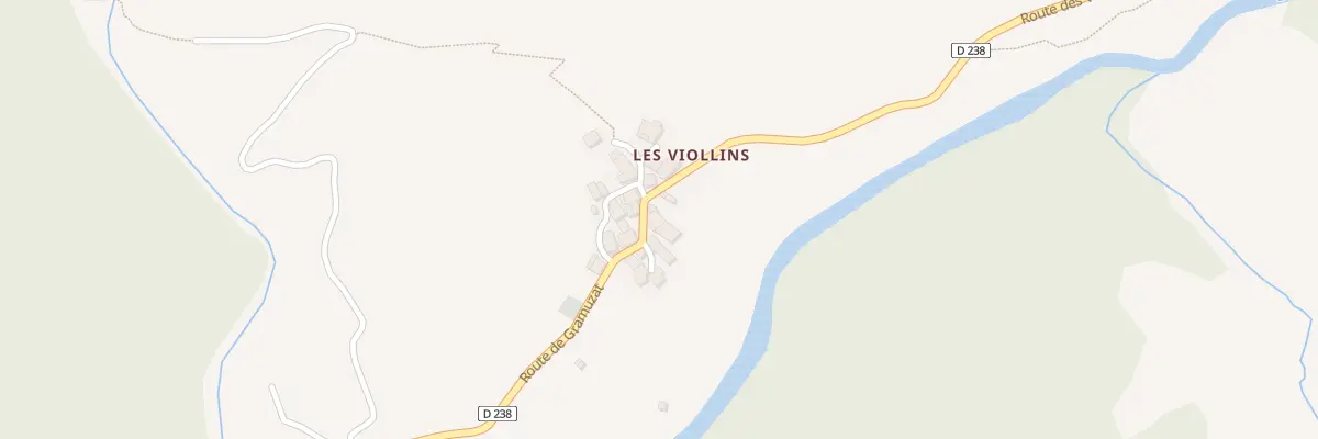 Plan du 5164 Les Viollins à Freissinières