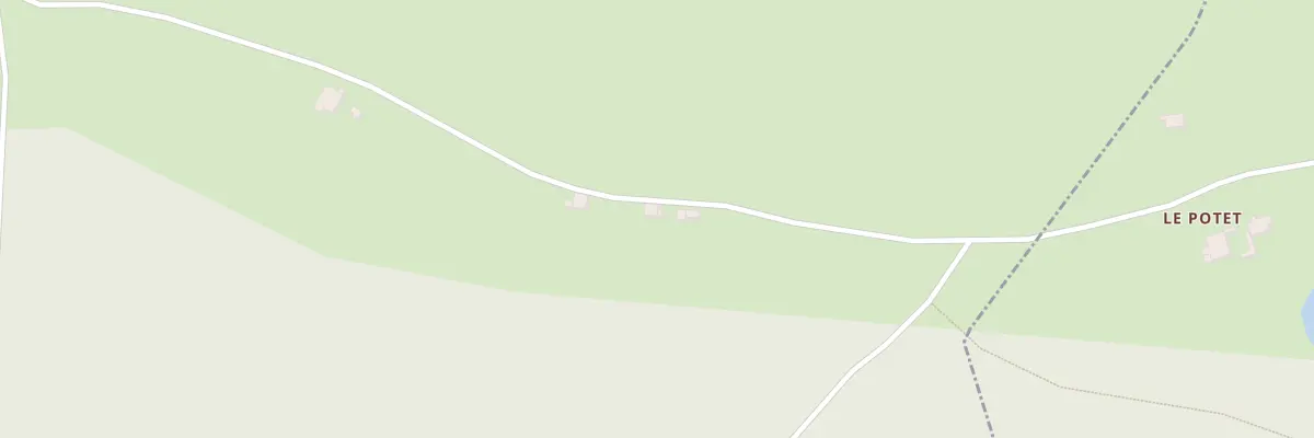Plan du 2 Le Potey à Bellefontaine