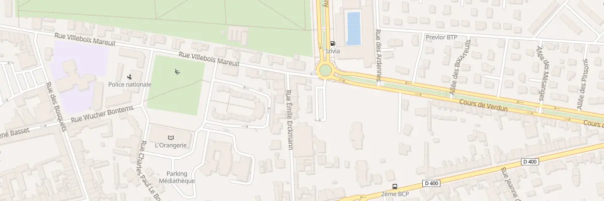 Plan du 5 Rue Erckmann à Lunéville