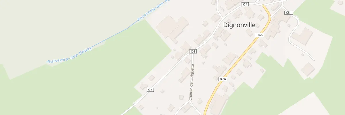 Plan du 300 Rue de la Praye à Dignonville