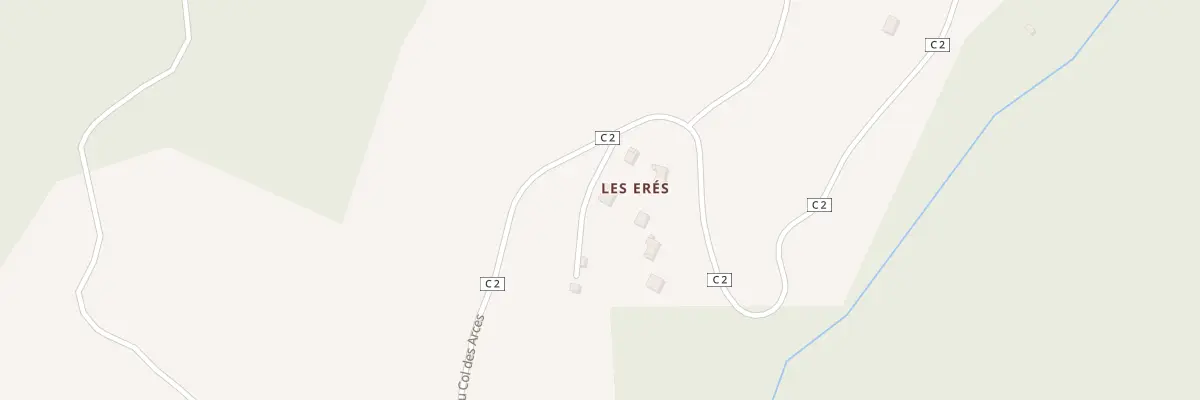 Plan du 1273 Rte du Col des Arces à Lullin