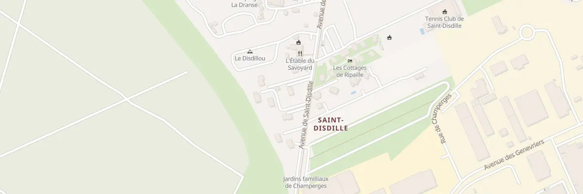 Plan du 92 Av de Saint-Disdille à Thonon-les-Bains