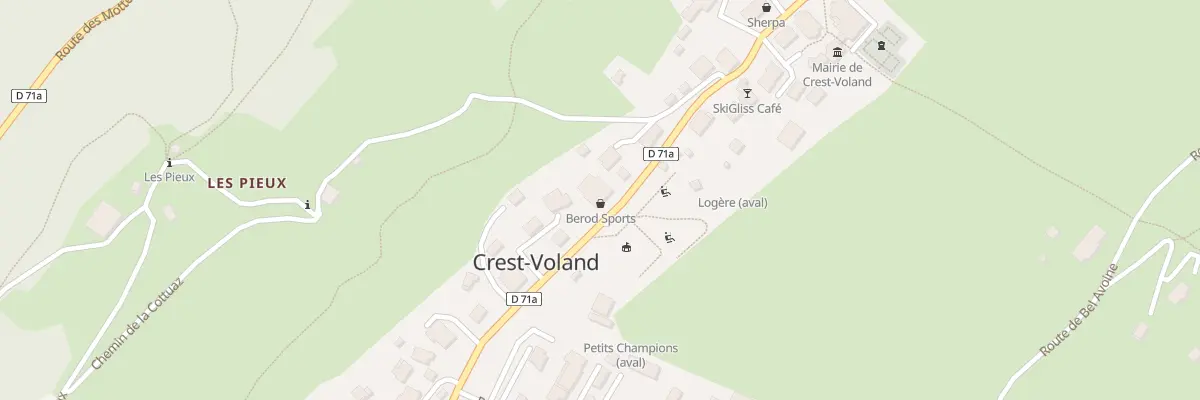 Plan du 192 Rte d’entre deux Villes à Crest-Voland